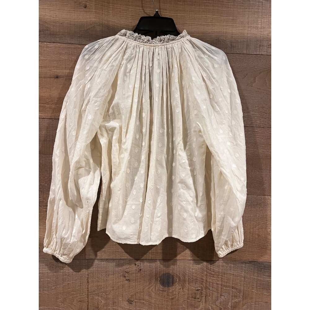Ulla Johnson Ada Clip Dot Cotton Top shirt blouse size 6 NWOT - Picture 5 of 8